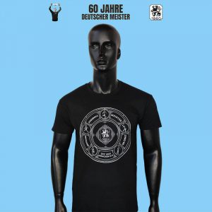 60 Jahre Deutscher Meister T-Shirt Schwarz